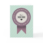 WORLDS BEST MOM BADGE PURPLE CARDS