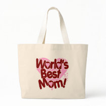 World's BEST Mom! bags