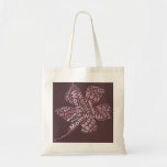 World's Best Mom Bag Brown Pink Floral