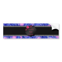 World's best mom blue roses bumper stickers
