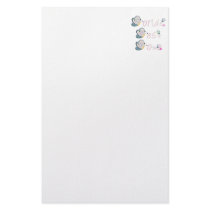 World's Best Mom (butterfly) Stationery Design