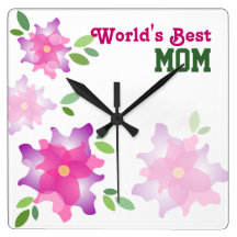 World's Best Mom Clock
