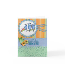 World's Best Mom -customize Cards