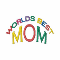 World's Best Mom Embroidered Shirt embroidered shirts by JerryLambert World's Best Mom Embroidered Shirt embroidered shirts