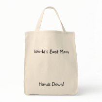 World's Best Mom, Hands Down! bags