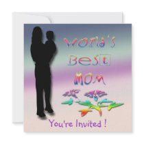 World's Best Mom Invitation