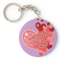 Worlds Best Mom Key Chain