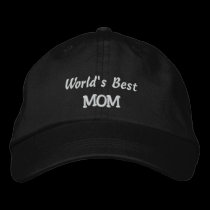 World's Best MOM-Mother's Day/Birthday embroidered hats