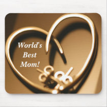 World's Best Mom! mousepads by efatima World's Best Mom! mousepads