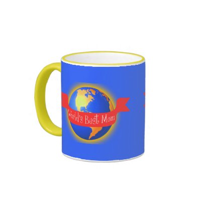 World's Best Mom Mug, Bright Colors by cutencomfy