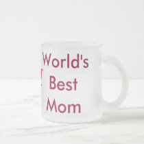 World's Best Mom Mug (with heart)