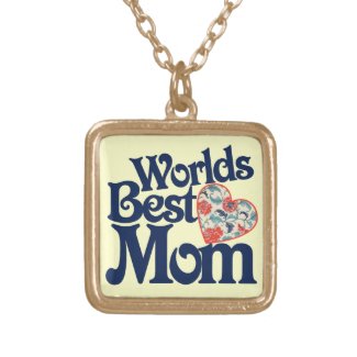 Worlds Best Mom Personalized Necklace