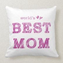 World's Best Mom Pillows