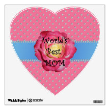 World's best mom pink diamonds wall decor