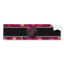 World's best mom pink roses bumper stickers