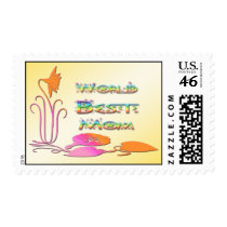 World's Best Mom Postage