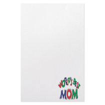 Worlds Best Mom Custom Stationery