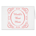 World's Best Mom Swirly Border Tees and Gifts Cards