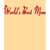 World's Best Mom t-shirts