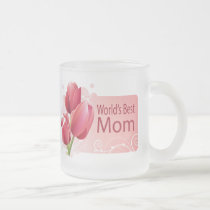 World's Best Mom Tulip Mug mugs