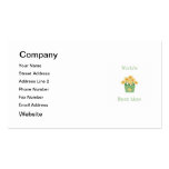 World's Best Mom (yellow flowers) Business Card Template