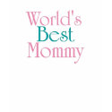 Worlds Best Mommy t-shirts