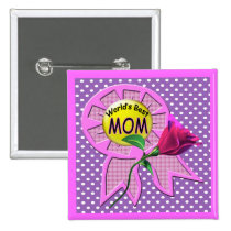 Worlds Best Mother Buttons buttons