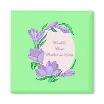 World's Best Mother In Law Customizable Gifts magnets