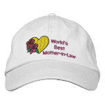 Worlds Best Mother-In-Law Embroidered Hat embroidered hats