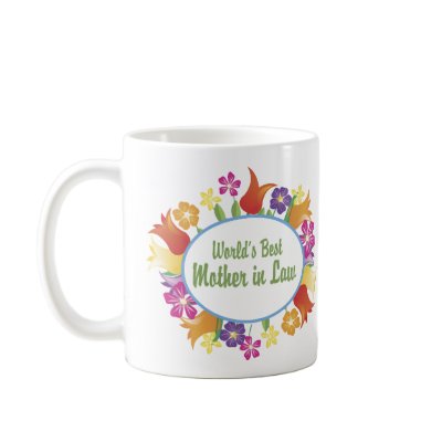 World's Best Mother in Law Tees and Gifts Coffee Mug by naturetees