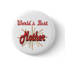 Worlds Best Mother Starburst buttons