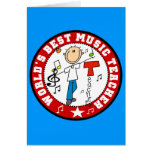 World's Best Music Teacher Card