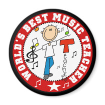 World's Best Music Teacher Magnet