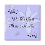 World's Best Music Teacher Magnet