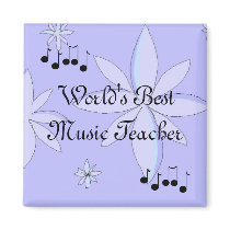 World's Best Music Teacher magnets