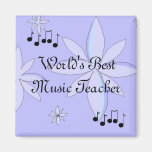 World's Best Music Teacher Magnet