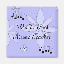 World's Best Music Teacher Magnet
