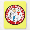 World's Best Music Teacher mousepads