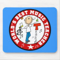 World's Best Music Teacher Mousepad