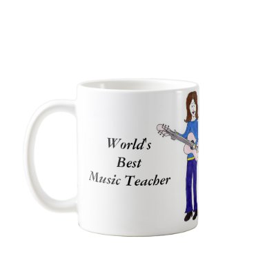 World's Best Music Teacher Mugs by seashell2