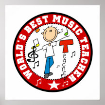World's Best Music Teacher Posters