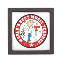 World's Best Music Teacher Premium Jewelry Boxes