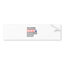 World's Best Neonatal Nurse Bumper Sticker
