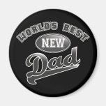 World's Best New Dad Fridge Magnet