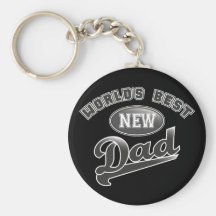 World's Best New Dad Keychains