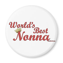 World's Best Nonna Refrigerator Magnets