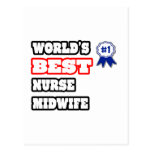 World's Best Nurse Midwife Post Cards