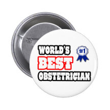 World's Best Obstetrician Button