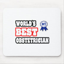 World's Best Obstetrician Mousepads