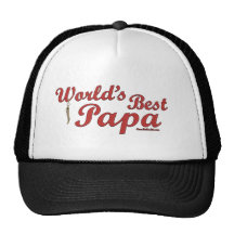 World's Best Papa Mesh Hats